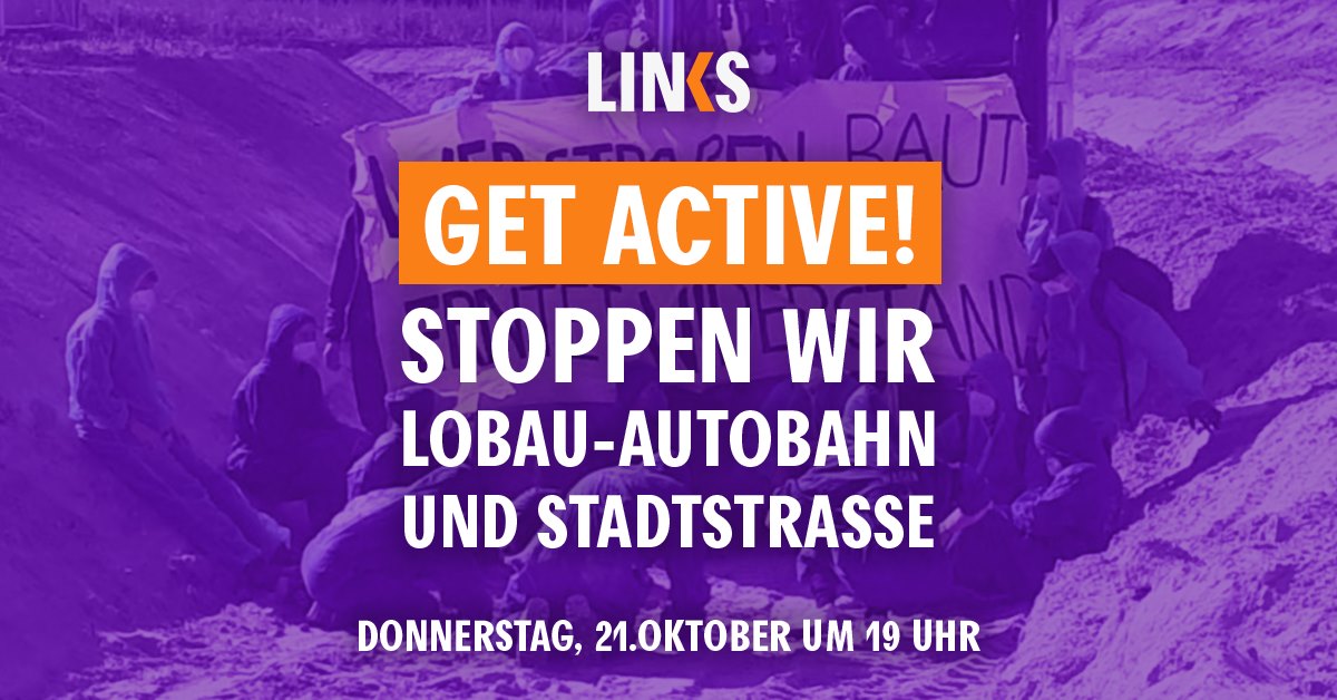 Get Active – stoppen wir Stadtstraße und Lobau-Autobahn!